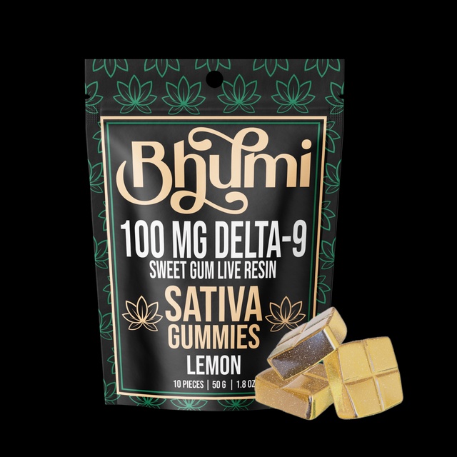 Bhumi Lemon Sativa Live Resin Gummie / Lemon